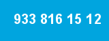 933 816 15 12 933 816 15 12
